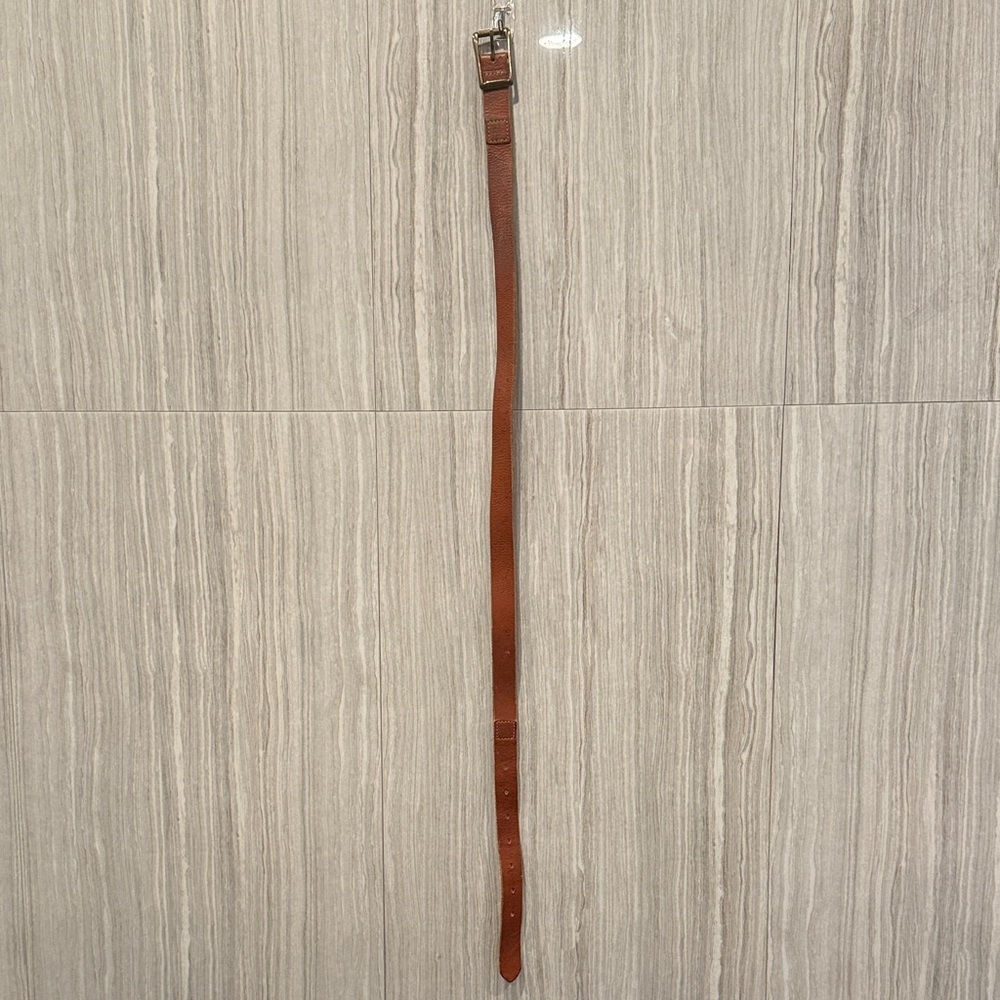 J. Crew Tan Leather Belt